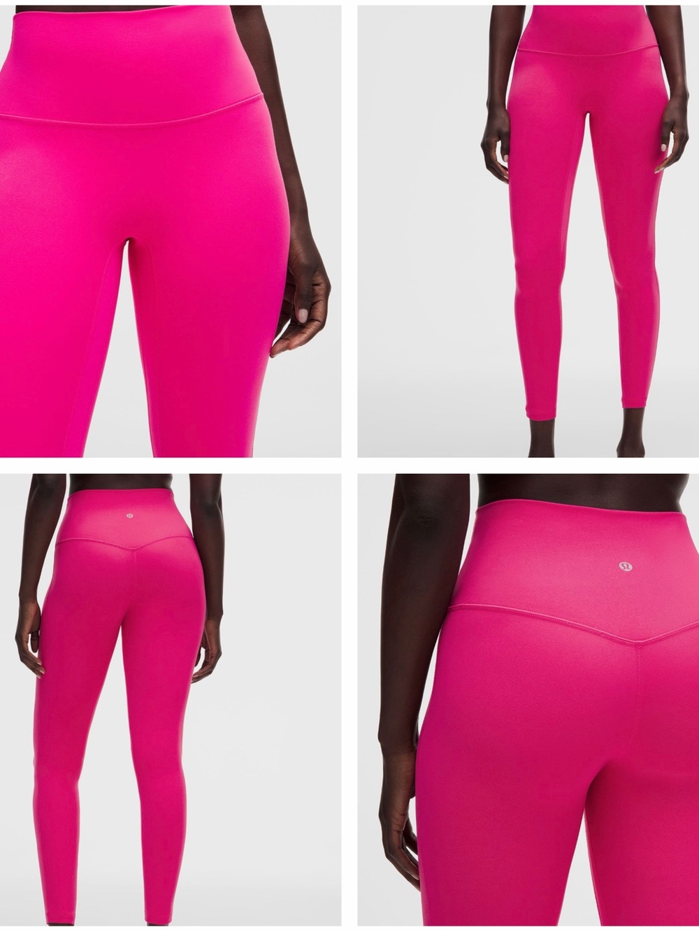 lululemon athletica High-Rise Leggings in Bright Pink